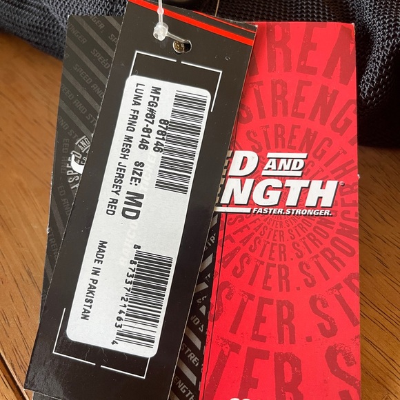 Red and Black Speed and Strength Lunatic Fringe Armored Performance Jacket - Picture 3 of 9